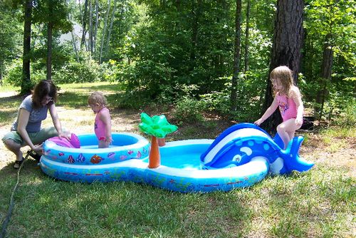 Maddie and Lily's New Pool 018