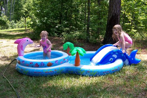 Maddie and Lily's New Pool 026