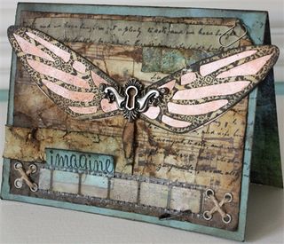 Butterfly card TH-1-2