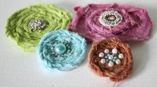 Fabric flowers pics-1