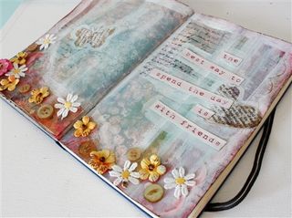 Art journaling in pink-1-2