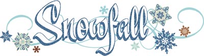 Snowfall logo GLITTER