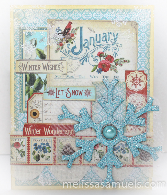 Graphic 45 Time to Flourish Card